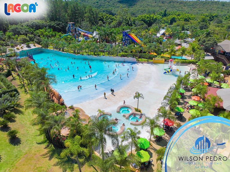 Lacqua diRoma + Lagoa Parque - Apto. Suíte