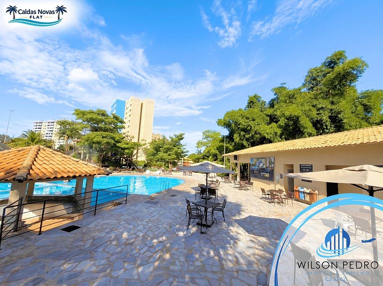 Caldas Novas Flat + Lagoa Parque - Apto. 222